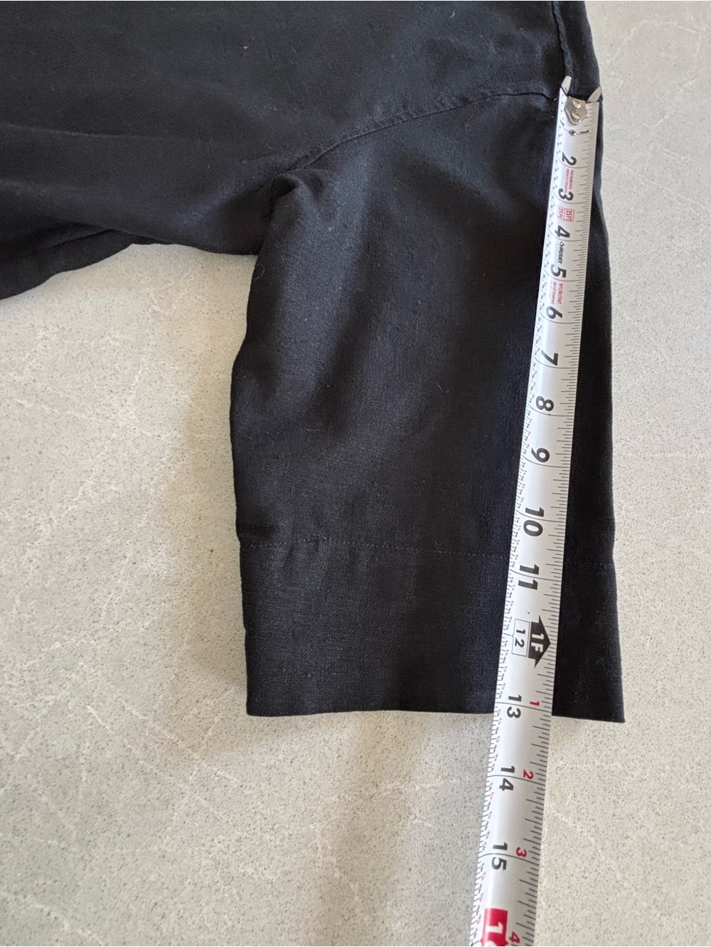 Tara Vao Black Lightweight Linen-Rayon Button Shirt Size Medium Women’s Classic - Picture 8 of 10